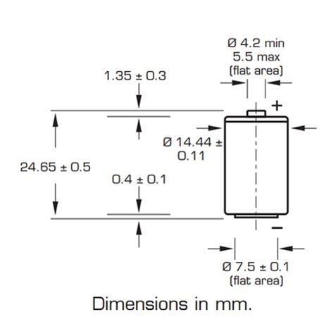 Saft-LS14250 แบตเตอรี่สำหรับ TM-305U, TM-306U