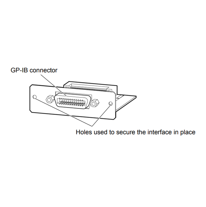 HIOKI Z3000 GP-IB Interface  Plug-in module 