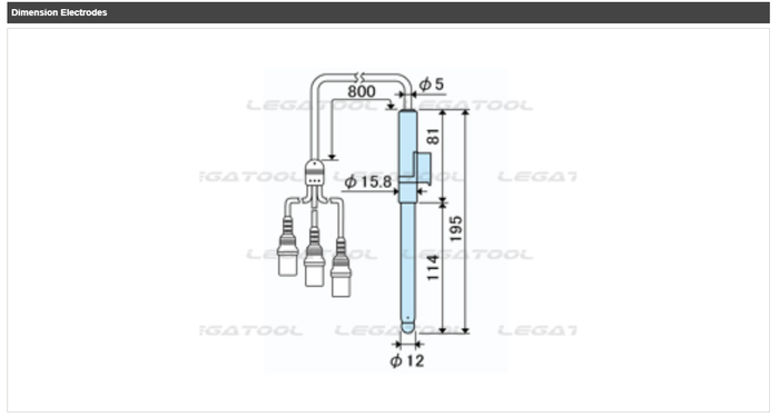 TOA-DKK GST-5421C โพรบวัดค่าพีเอช | BULB-Style