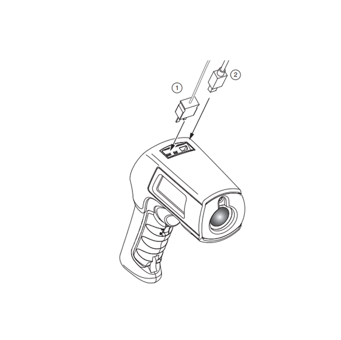 Fluke-568 Contact & Infrared Temp Gun │40 to 800°C