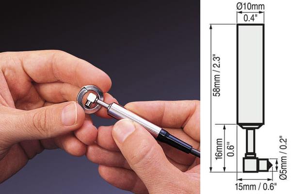 Defelsko PRB-N90S โพรบวัดความหนาผิวเคลือบ 90° Microprobes | Non-Ferrous