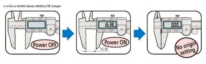 Mitutoyo M-500-150-30 ABSOLUTE เครื่องวัดคาลิเปอร์ดิจิตอล (0 ถึง 100 Mm)