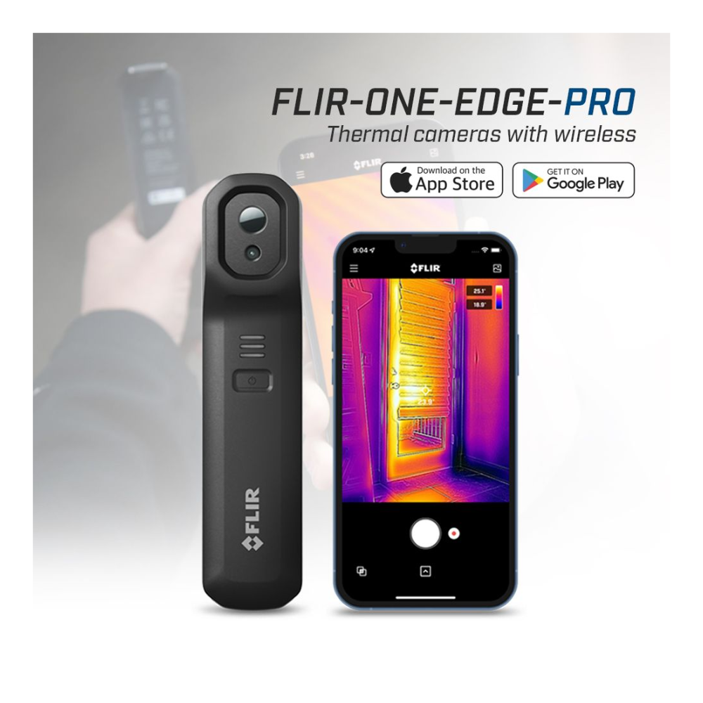 FLIR ONE™ EDGE PRO กล้องถ่ายภาพความร้อนสำหรับ Smart Devices | Max 400°C
