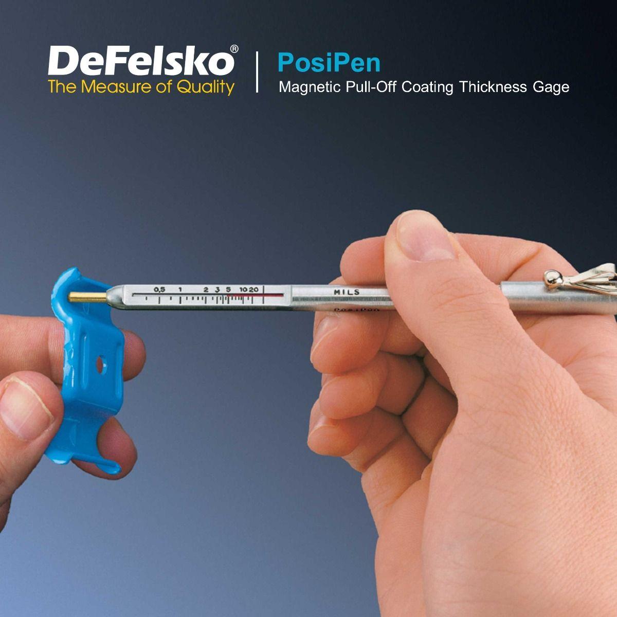 Defelsko PosiPen ปากกาวัดความหนาผิวเคลือบบนเหล็ก