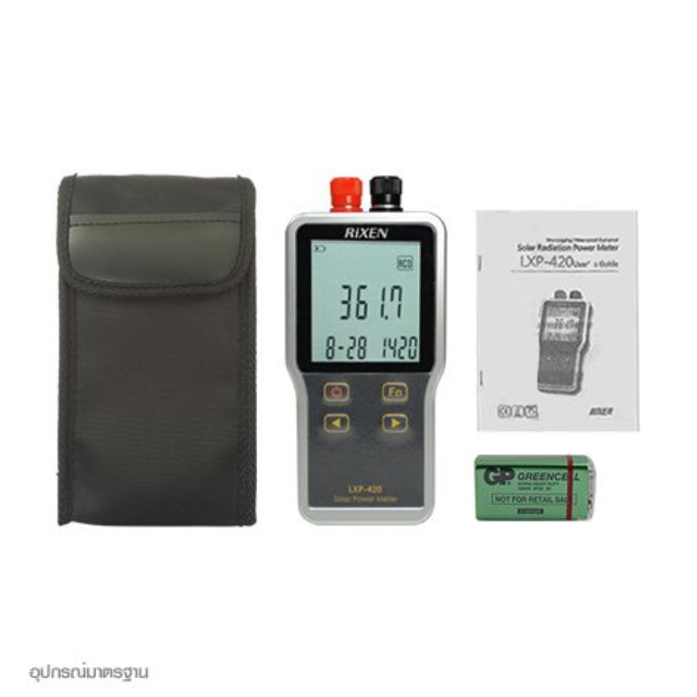 RIXEN LXP-420 เครื่องวัดพลังงานแสงอาทิตย์ Solar Power Meter