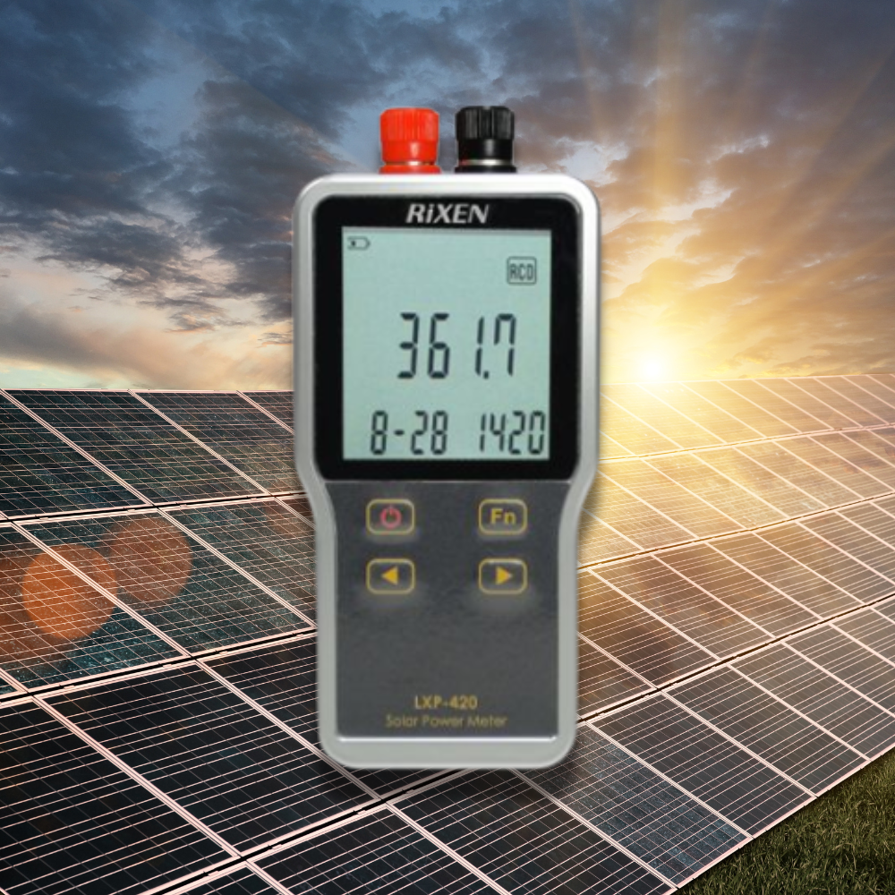 RIXEN LXP-420 เครื่องวัดพลังงานแสงอาทิตย์ Solar Power Meter