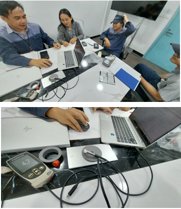 สอนการใช้งาน เครื่องวัดความหนาผิวเคลือบDefelsko PT-ADV+PRB-FRS