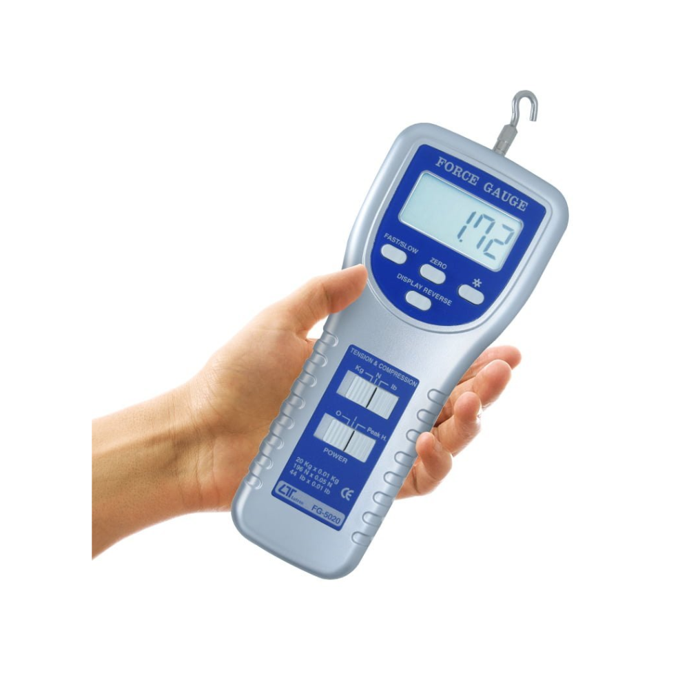 Lutron FG-5100 เครื่องวัดแรงดึง - แรงผลักแบบพกพา FORCE GAUGE (100 Kg)