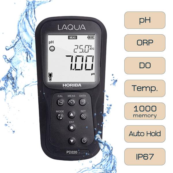 Horiba-PD220-K เครื่องวัดค่าพีเอชและคุณภาพน้ำ