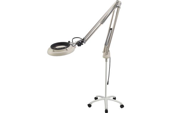 Otsuka ENVL-FL-4X โคมไฟแว่นขยาย | Free-Arm + Caster Stand