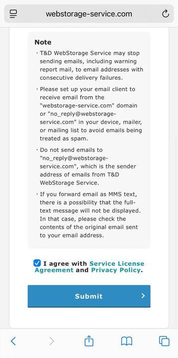T&D WebStorage Service