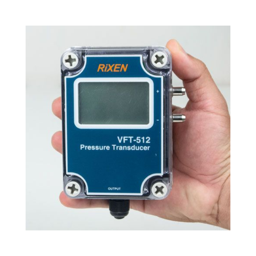 RIXEN VFT-512 เครื่องวัดความแตกต่างของความดันต่ำ Differential Pressure Transducer