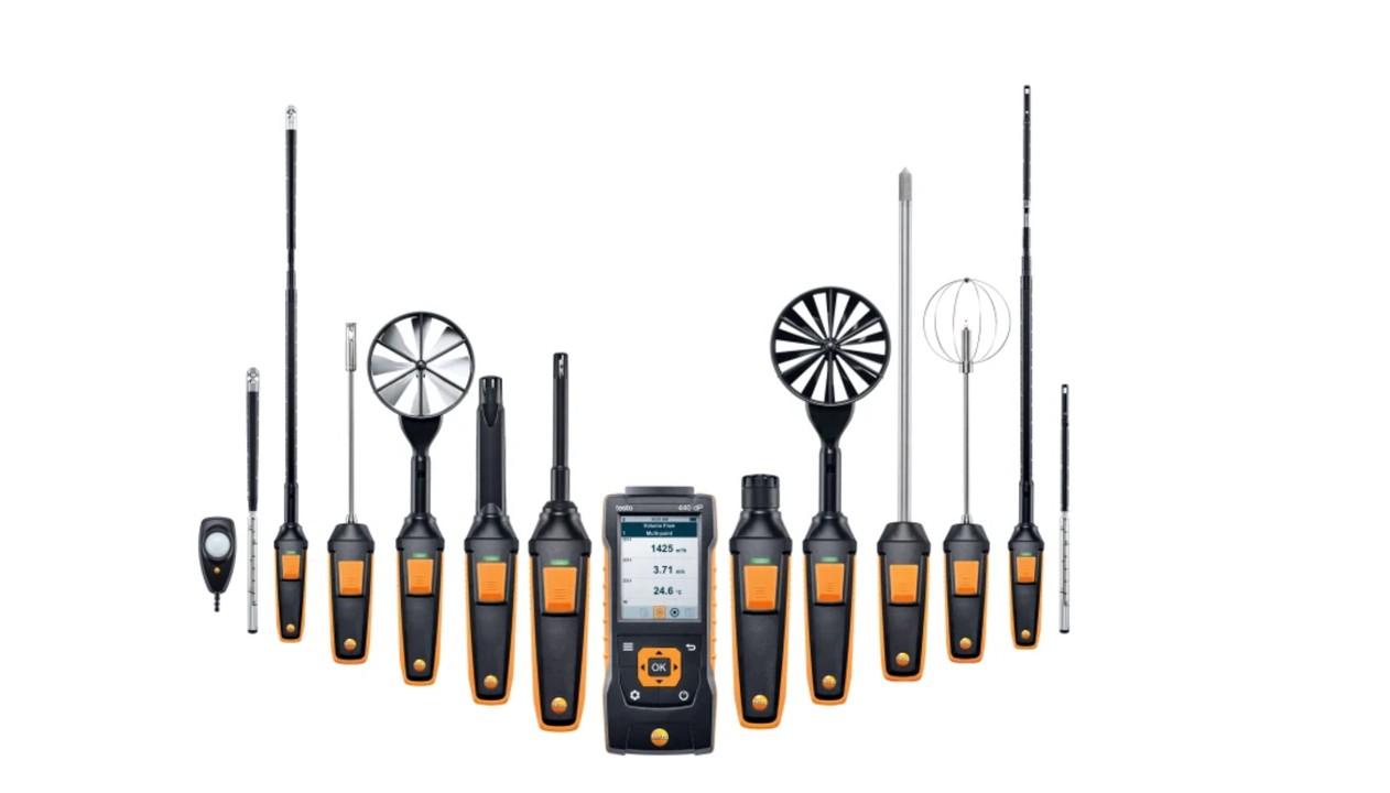 Testo 440 เครื่องวัดความเร็วลม Air velocity and IAQ measuring instrument