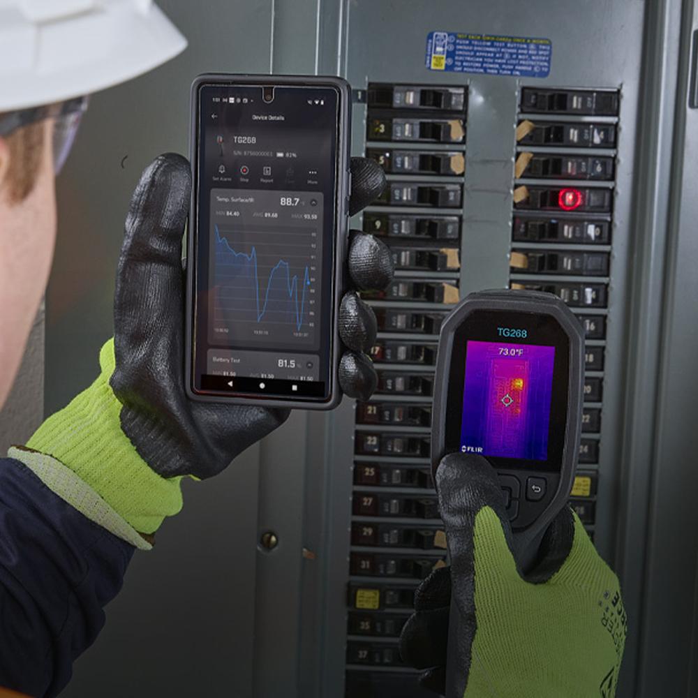FLIR TG298 กล้องถ่ายภาพความร้อนอุตสาหกรรม High Temperature Spot Thermal Camera (IR Resolution 160 × 120 pixels)