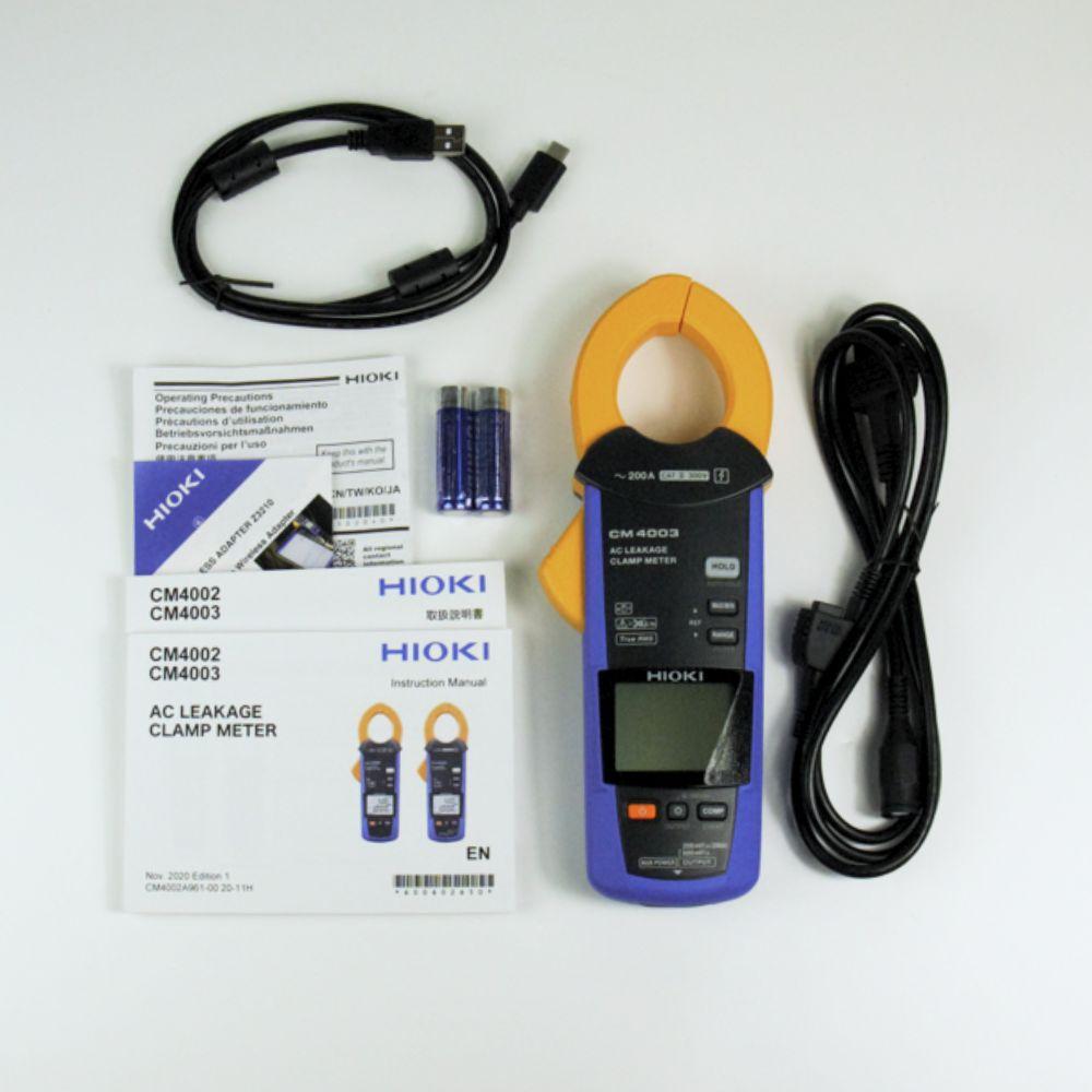 HIOKI CM4003 แคลมป์วัดไฟรั่ว AC Leakage Current 200A (True RMS)