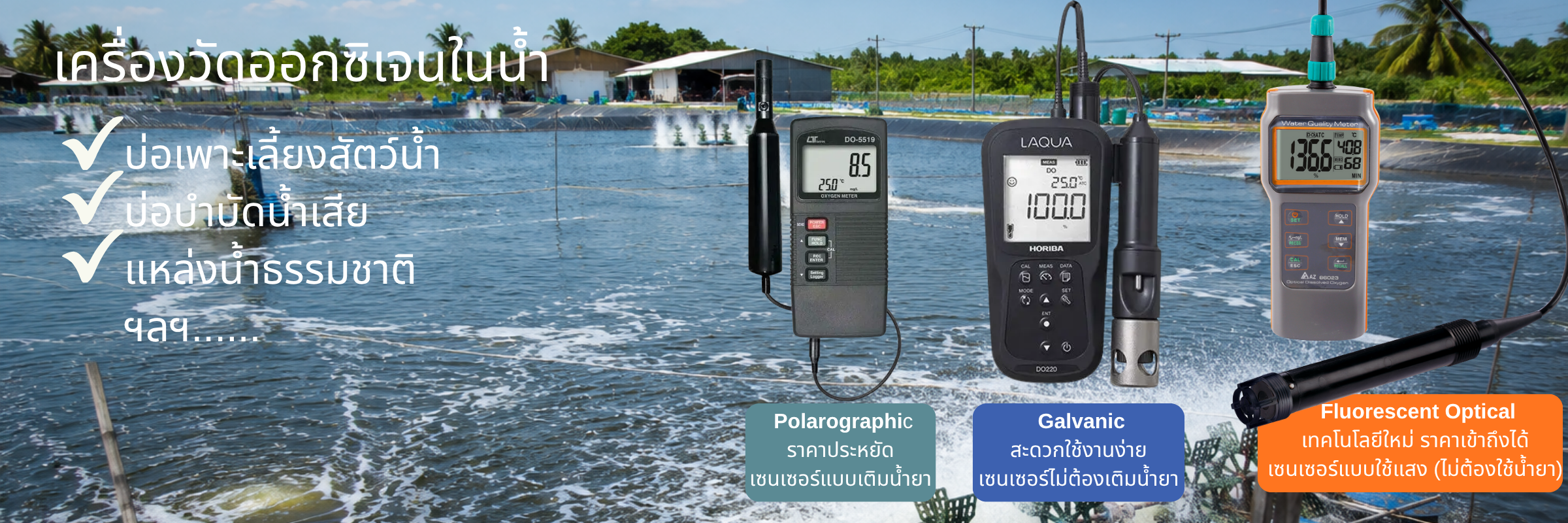 Dissolved Oxygen Meter เครื่องวัด DO