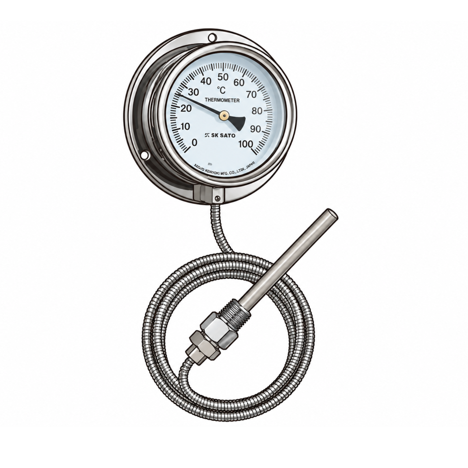 Remote Sensing Dial Thermometer | Monitoring for Industrial Application