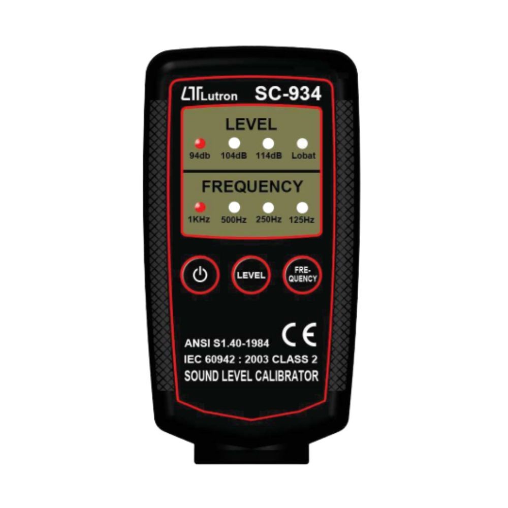 Lutron SC-934 Multi-Frequency Sound Level Calibrator