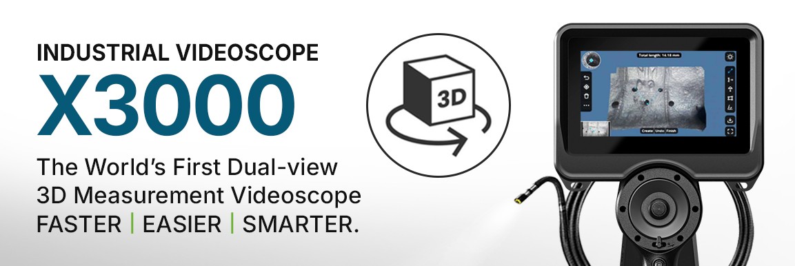 X3000 3D MEASUREMENT INDUSTRIAL VIDEOSCOPE